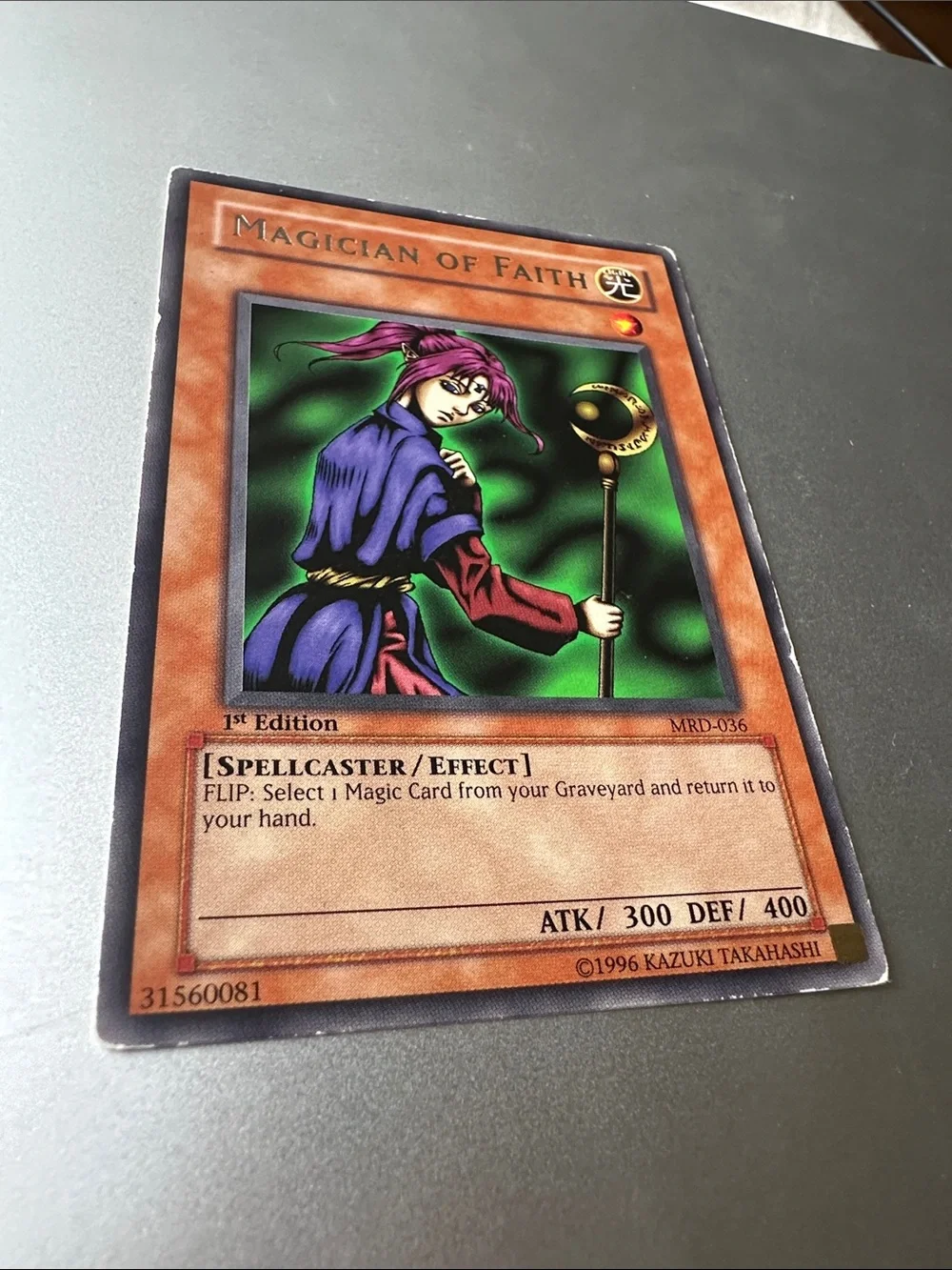 Magician of Faith Yu-Gi-Oh! 1st Edition Trading Card